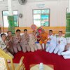 พิธีอัญเชิญผ้าไตร เครื่องสังฆทานพระราชทาน